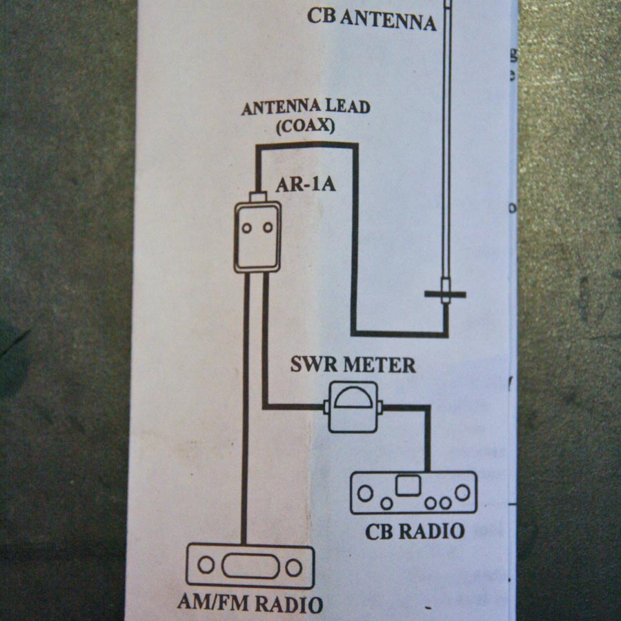 CB AM/FM Antenna Splitter